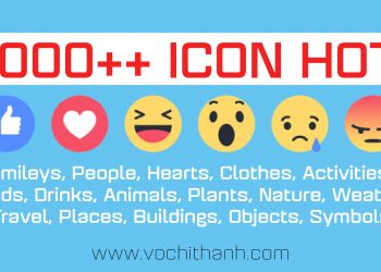 Thư viện icon cảm xúc để chèn vào bài viết và bình luận