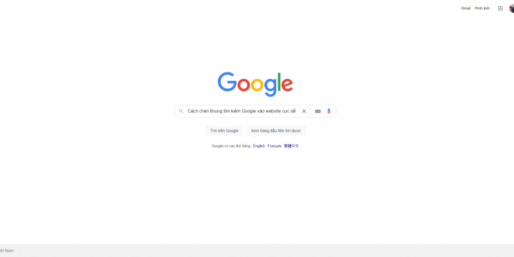 Cách chèn khung tìm kiếm Google vào website hoặc blog cực dễ