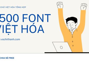 Tải 1500 font chữ Việt hóa dùng cho designer và web dev